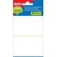 Apli étiquettes blanches ft 53 x 82 mm (l x h), 12 pièces, 2 par feuille (2686)