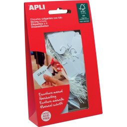 Apli draadetiketten ft 7 x 19 mm (b x h) (7004), etui van 200 stuks