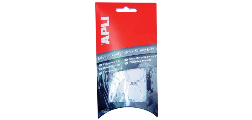 Apli hang tags ft 13 x 34 mm (w x h) (7007), pack of 200 pieces