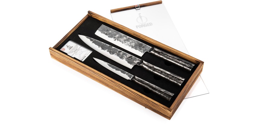 Forged Brute set de couteaux de cuisine, boîte de 3 pièces