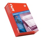 Apli white computer labels 1 row, size 88.9 x 36 mm (w x h), box of 4,000 pieces