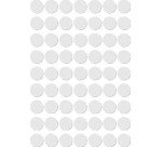 Apli ronde etiketten in etui diameter 10 mm, wit, 378 stuks, 63 per blad (2660)