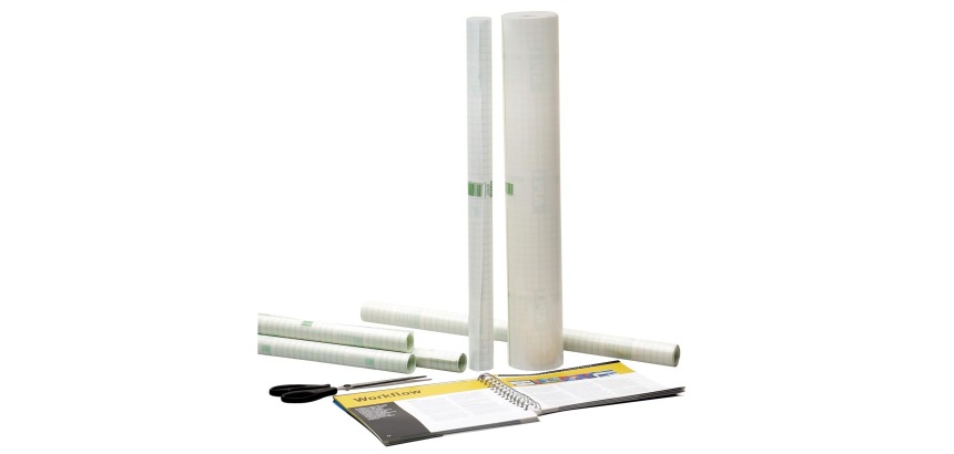 Apli plastique autocollant en rouleaux ft 20 m x 0,5 m (80 microns)