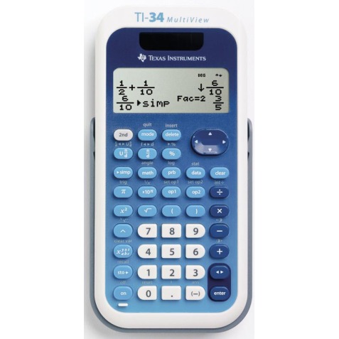 Texas calculatrice scientifique TI34 Multiview