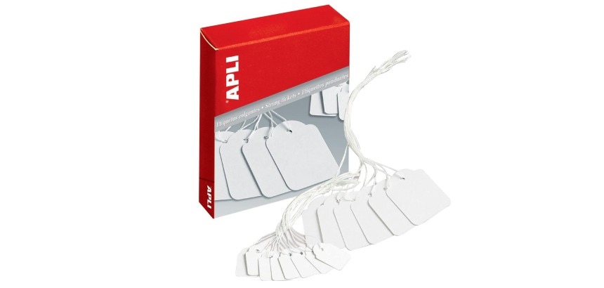 Apli wired labels ft 8 x 19 mm (w x h) (381), box of 1,000 pieces