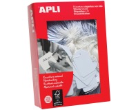 Labels with cord 50 x 70 mm Apli - Box of 400