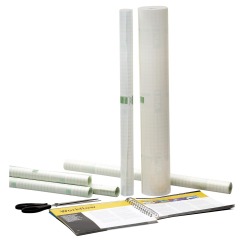 Apli plastique autocollant en rouleaux ft 3 m x 0,5 m (50 microns)