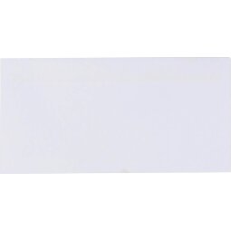 Pergamy enveloppen zonder venster 80 g, ft  DL 110 x 220 mm, zelfklevend, wit, doos van 500 stuks