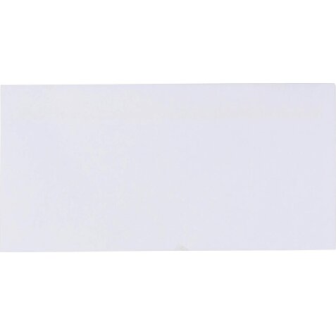 Pergamy enveloppes sans fenêtre 80 g, ft DL 110 x 220 mm, autocollantes, blanc, boîte de 500 pièces