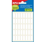Apli étiquettes blanches ft 8 x 20 mm (l x h), 240 pièces, 40 par feuille (2668)