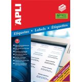 Apli étiquettes blanches ft 97 x 67,7 mm (l x h), 2.000 pièces, 8 par feuille (2523)