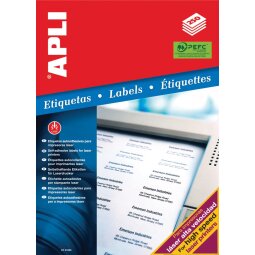 Apli étiquettes blanches ft 105 x 148 mm (l x h), 1.000 pièces, 4 par feuille (2528)