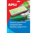 Apli étiquettes transparentes