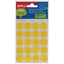 EN_POCH.5F. APLI 2063 19MM JAUNE