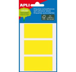 Apli gekleurde etiketten in etui geel (2071)