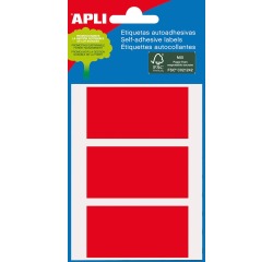 Apli gekleurde etiketten in etui rood (2073)