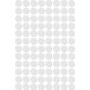 Apli étiquettes rondes en pochette diamètre 8 mm, blanc, 480 pièces, 96 par feuille (1183)