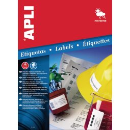 Apli étiquettes résistantes à l'humidité ft 64,6 x 33,8 mm (l x h), 480 pièces, 24 par feuille