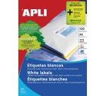 Apli white labels ft 105 x 70 mm (w x h), 800 pieces, 8 per sheet (1292)