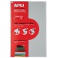 Apli Couvre-livres ajustable, pour ft A4, blister de 3 pièces