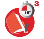 Apli Couvre-livres ajustable, pour ft A4, blister de 3 pièces