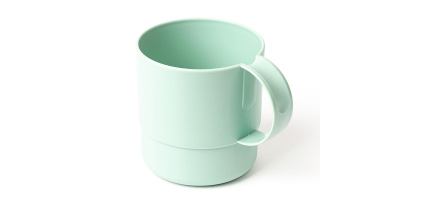 DBP cup 325 ml, plastic, pastel green