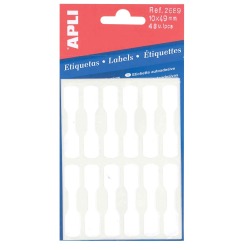 Apli juweliersetiketten ft 10 x 49 mm (b x h), etui van 48 stuks, manueel te beschrijven