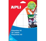 Apli witte etiketten Print & Write ft 12 x 18 mm (b x h), 1.650 stuks, 110 per blad (1860)