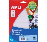 Apli étiquettes blanches Print & Write ft 12 x 30 mm (l x h), 990 pièces, 66 par feuille (1861)