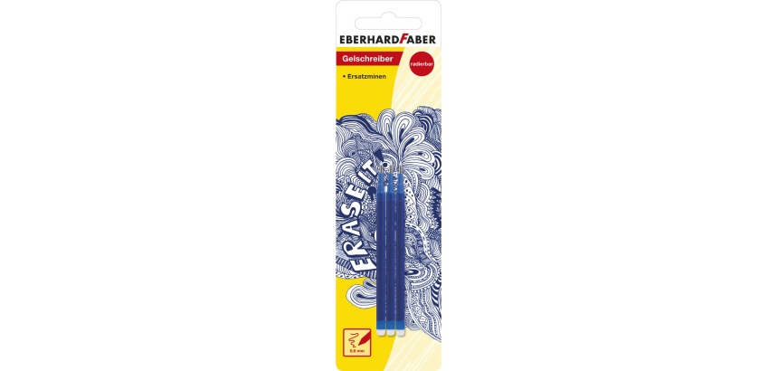 Eberhard Faber recharge pour roller, bleu