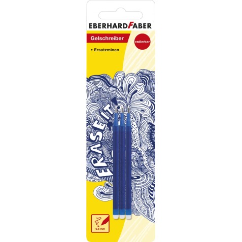 Eberhard Faber recharge pour roller, bleu