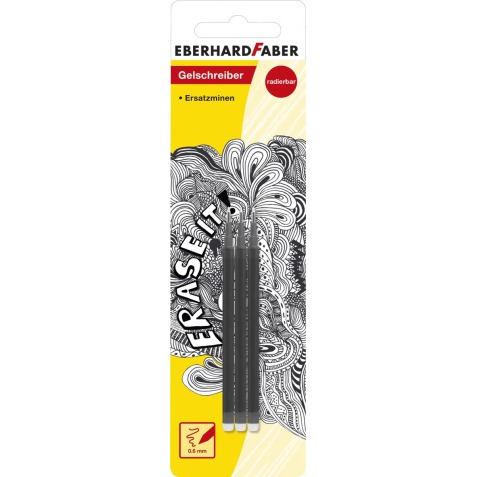 Eberhard Faber recharge pour roller, noir