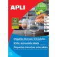 Apli afneembare witte etiketten ft 38 x 21,2 mm (b x h), 6.500 stuks, 65 per blad (3052)