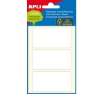 Apli witte etiketten ft 34 x 67 mm (b x h), 18 stuks, 3 per blad (2684)