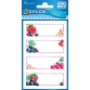 Avery étiquettes ménagères, blister de 3 feuilles, 12 étiquettes