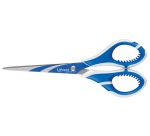 Maped schaar Zenoa fit, ft 17 cm, rechts, ronde punt, RVS, blauw, blister van 1 stuk