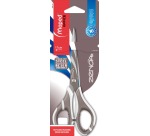 Maped schaar Zenoa fit, ft 17 cm, rechts, ronde punt, RVS, blauw, blister van 1 stuk