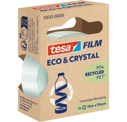 Tesa eco & crystal adhesive tape 59032 19mmx10m transparent blister