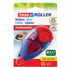Lijmroller tesa® ecoLogo® permanent navulbaar op blister