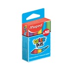 Tafelkreide Maped Color'Peps Schachtel mit 10 gemischten Stücken