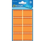 Avery freezer labels in blister pack, orange, 40 labels