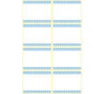 Avery étiquettes congelation en blister, blanc, 40 étiquettes