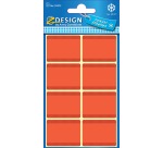 Avery étiquettes congelation en blister, rouge, 40 étiquettes