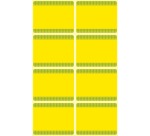 Avery freezer labels in blister yellow - 40 labels