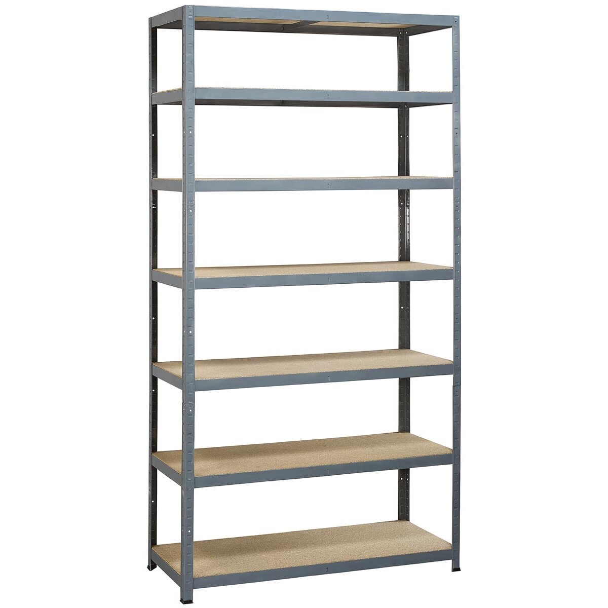 Avasco étagère Strong Tower XL, ft 222 x 120 x 45 cm, 7 tablettes, gris