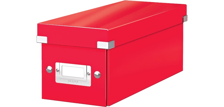 Leitz WOW Click & Store Storage Box, Size S, Red