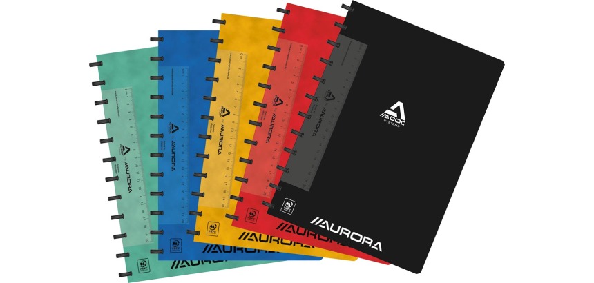 Cahier ADOC Classic A4 carreau 5x5mm 144 pages 90g assorti