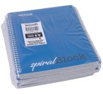 OFFICE products spiral-bound notebook, A5, 80 sheets, 5mm grid