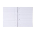 OFFICE products spiral-bound notebook, A4, 80 sheets, lined