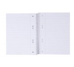 OFFICE products spiral-bound notebook, A5, 80 sheets, lined